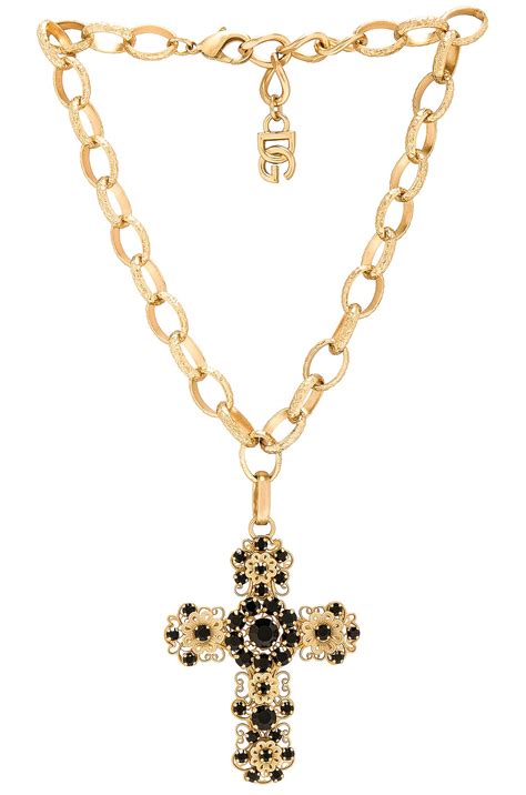 dolce and gabanna cross necklace